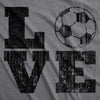 Womens Love Soccer T shirt Cute Gift for Mom Funny Vintage Graphic Cool Ladies