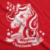 Youth Have A Magical Christmas Tshirt Funny Unicorn Tee For Kids