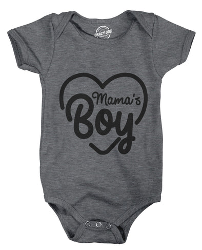 Creeper Mamas Boy Cute Funny Sarcastic Shower Baby Shirt Gift For Newborn Son