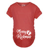 Maternity Merry Kickmas Pregnancy Tshirt Cute Christmas Tee