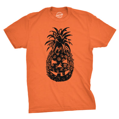 Pineapple Jack-O-Lantern Men's Tshirt
