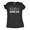 Womens Sunshine Mixed With A Little Hurricane Tshirt Cute Sarcastic Tee For Ladies