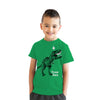 Youth Tree Rex Tshirt Funny Christmas T-Rex Dinosaur Tee For Kids