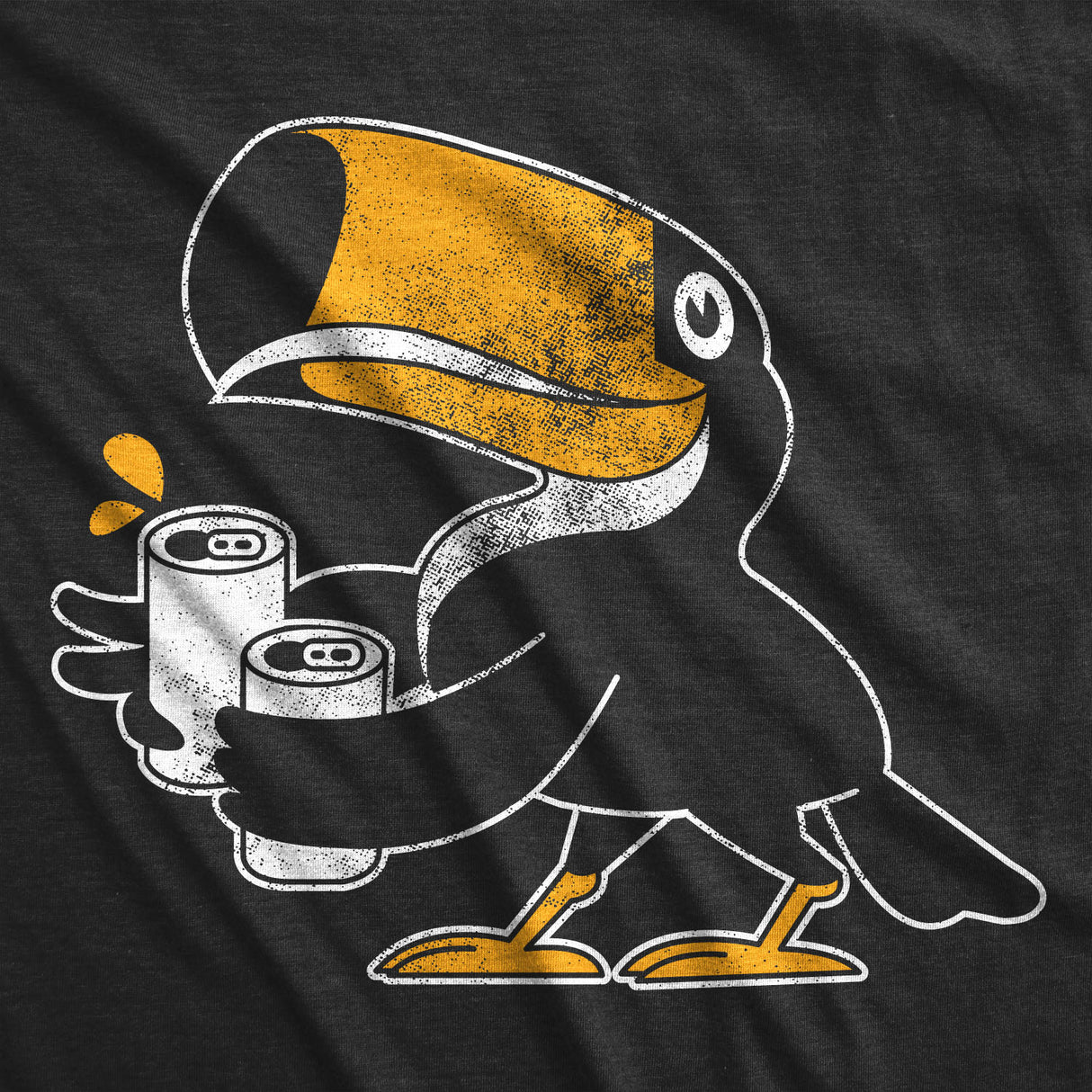 Toucan With Two Cans Men's Tshirt