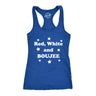 Womens Red White and Boujee Funny Shirts Workout Sleeveless Ladies Fitness Tank Top