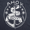 Maternity Ahoy it's a Boy Tshirt Cute Nautical Pregnancy Tee