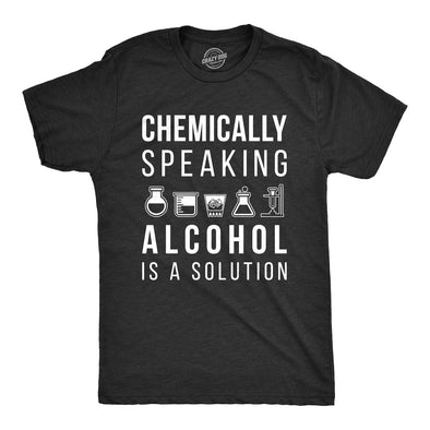 Alcohol Is A Solution Men's Tshirt