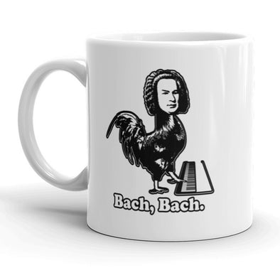 Bach Bach Coffee Mug Funny Classical Music Ceramic Cup-11oz