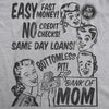 Womens Bank Of Mom T Shirt Sarcastic Funny Mothers Day Tee Novelty