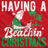 Having A Beachin Christmas Men's Tshirt