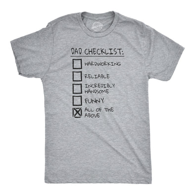 Dad Checklist Men's Tshirt