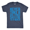 Never Take A Dog Named Shark To The Beach Men's Tshirt