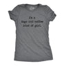 Womens Im A Dogs And Coffee Kind Of Girl T shirt Funny Pet Lover Mom Puppy Tee