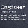 Engineer Definition Men's Tshirt