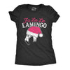 Womens Fa La La Lamingo Tshirt Funny Christmas Santa Hat Flamingo Tee