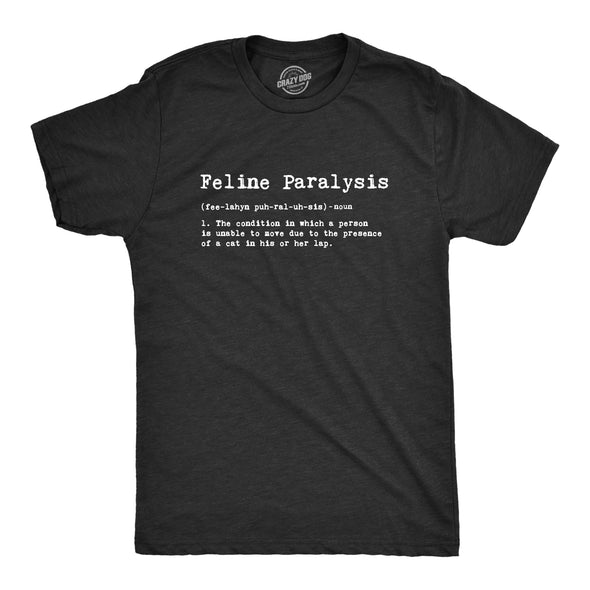 Feline Paralysis Men's Tshirt
