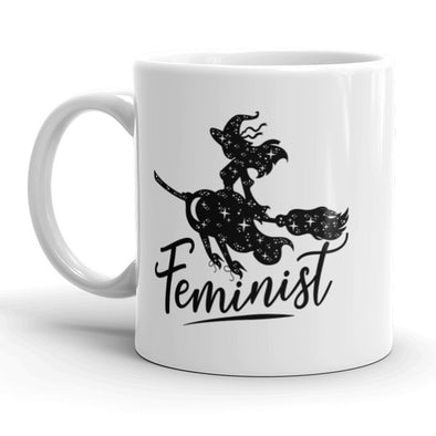 Feminist Witch Coffee Mug Funny Halloween Ceramic Cup-11oz