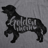 Womens Golden Mom Tshirt Cute Dog Lover Retriever Tee