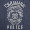Womens Grammar Police Tshirt Funny Sarcastic English Tee