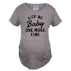 Maternity Kick Me Baby One More Time Tshirt Funny Pregnant Song Lyrics Tee