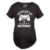 Maternity Leveled Up To Mommy Tshirt Cute Pregnancy Video Game Tee