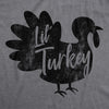 Maternity Lil Turkey Tshirt Funny Thanksgiving Pregnancy Tee