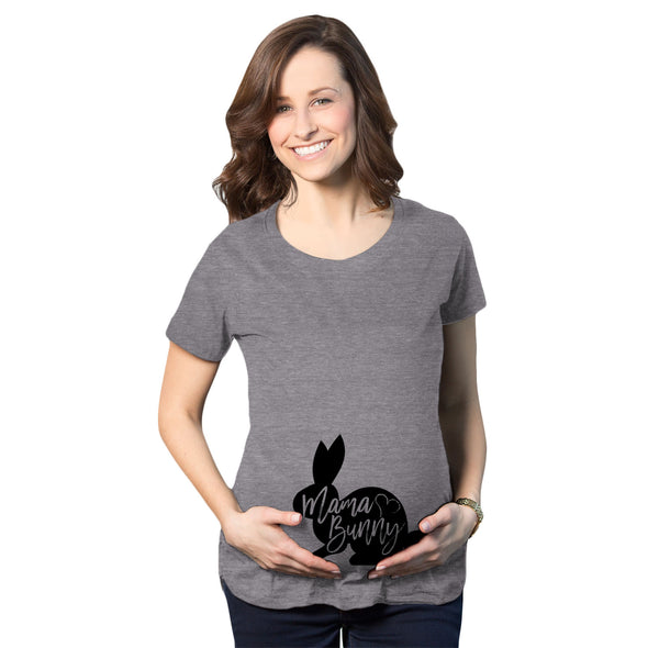 Maternity Mama Bunny T Shirt Cute Adorable Easter Baby Announcement Pregnancy