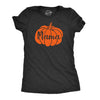 Womens Mama Pumpkin Tshirt Funny Family Halloween Tee
