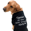 Rescue Is The Best Breed Ever Dog Shirt Pet Puppy Tee