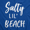 Womens Tank Salty Lil Beach Shirt Cute Summer Vacation Tanktop