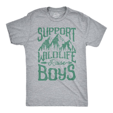 Support Wildlife Raise Boys Men's Tshirt