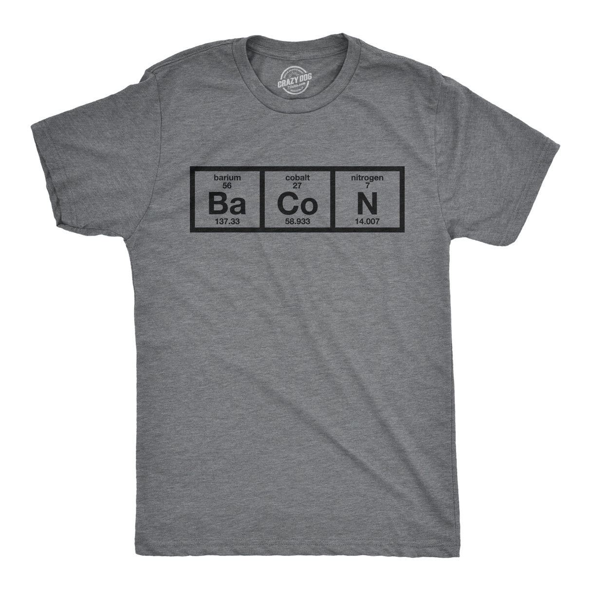 Chemistry Of Bacon Men's Tshirt