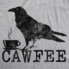 Womens Cawfee Tshirt Funny Coffee Drinking T Shirt Sarcastic Caffeine Joke