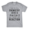 I Try To Tell Chemistry Jokes Men's Tshirt