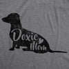 Womens Doxie Mom T Shirt Wiener Dog Lover Gift Funny Daschund Tee