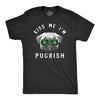 Kiss Me I'm Pugrish Men's Tshirt