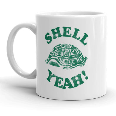 Shell Yeah Mug Funny Turtle Coffee Cup - 11oz