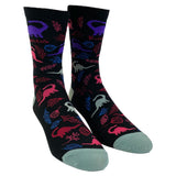 Women's Auntiesaurs Socks Funny Dinosaur Flowers Plants Aunt Family Graphic Novelty Footwear