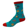 Women's Christmas Calories Don't Count Socks Funny Cookies Food Novelty Graphic Footwear