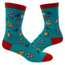 Women's Christmas Calories Don't Count Socks Funny Cookies Food Novelty Graphic Footwear