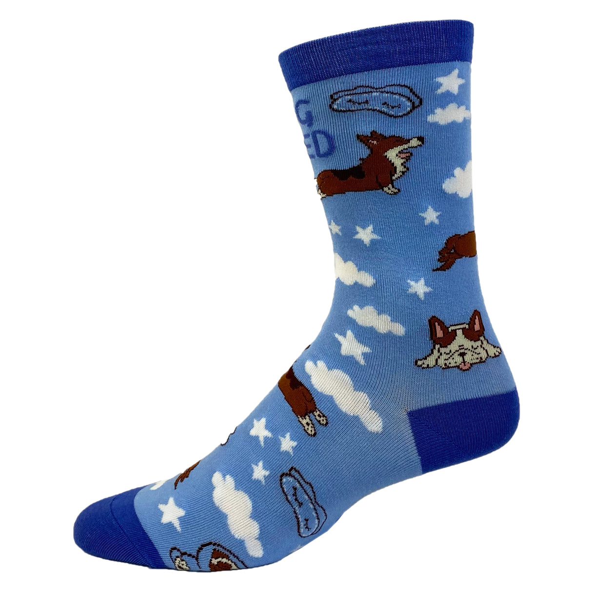 Women's Dog Tired Socks Funny Pet Puppy Animal Lover Sleepy Graphic Novelty Footwear