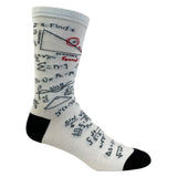 Men's Find X Socks Funny Nerdy Math Science Sarcastic Graphic Novelry Footwear