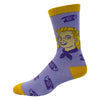 Women's Yeah, That's Gonna Be A No For Me Socks Funny Lazy Introvert Graphic Novelty Footwear