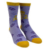 Women's Yeah, That's Gonna Be A No For Me Socks Funny Lazy Introvert Graphic Novelty Footwear