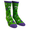 Women's 420 Weed Socks Funny Marijuana Pot Graphic Novelty High Footwear