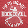 Fifth Grade Dodgeball Champs Men's Tshirt