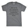 Mens My All Inclusive Non-Religious Inoffensive Holiday-Themed Shirt Funny Christmas Tee