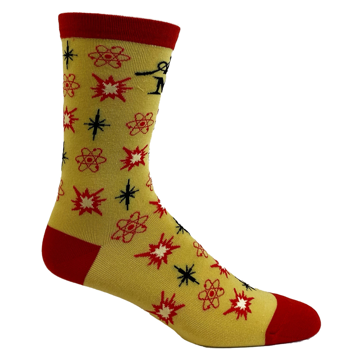 Women's Atomic Mom Socks Funny Nerdy Science Atoms Graphic Novelty Footwear