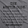 Womens The Auntie Code T shirt Funny Gift for Aunt Sarcastic Novelty Graphic Tee