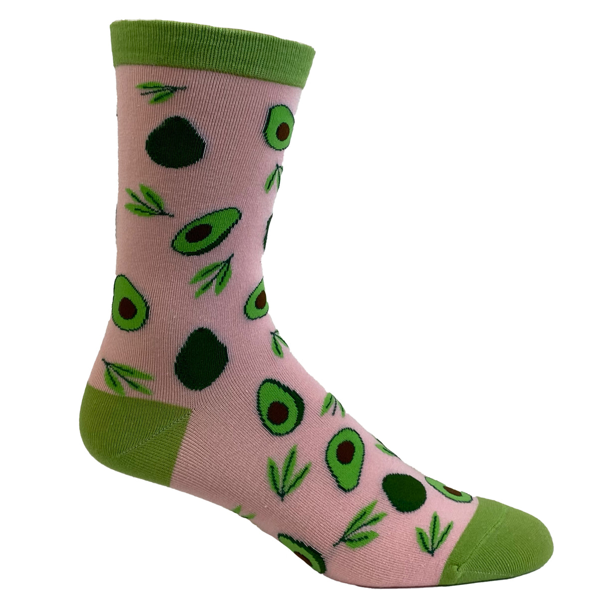 Women's Avocado Toast Socks Funny Millenial Breakfast Bread Graphic Novelty Footwear